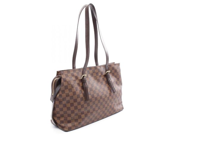 Borsa Tote Chelsea Louis Vuitton Marrone - vista 7