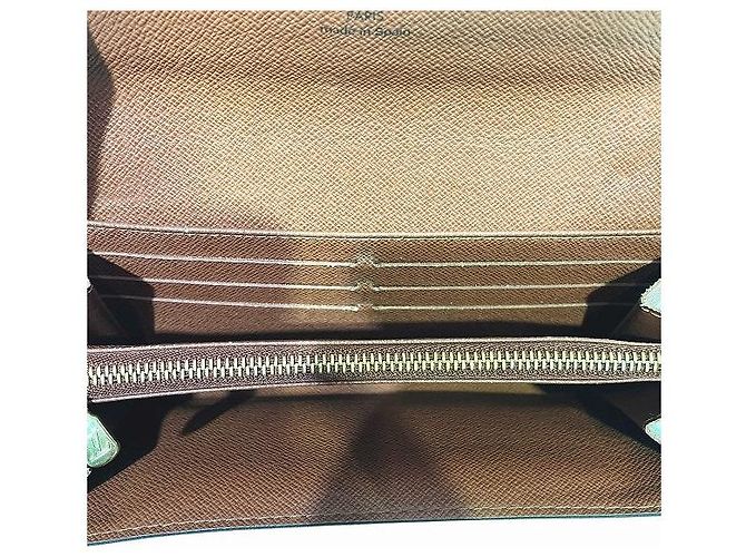 Portafoglio Lungo Monogramma Sarah di Louis Vuitton Marrone - vista 7