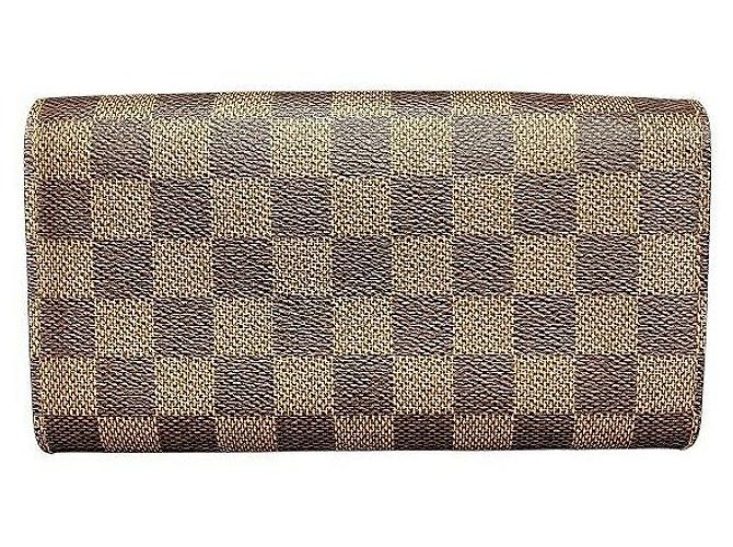 Portafoglio Lungo Damier Sarah di Louis Vuitton Marrone - vista 2