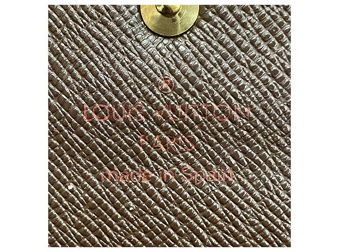 Portafoglio Lungo Damier Sarah di Louis Vuitton Marrone - vista 4