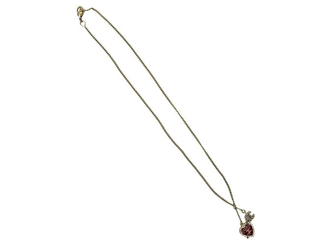 Collana con motivo a cuore Coco Mark di Chanel D'oro Metallico - vista 6
