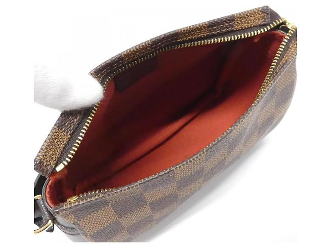 Neceser de Maquillaje Damier Trusse Louis Vuitton Castaño - vista 6