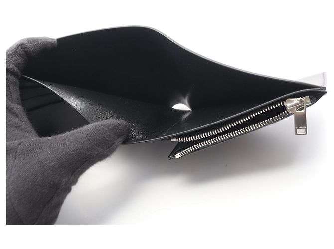 Jil Sander Leather Zip Pocket Wallet Black - view 2