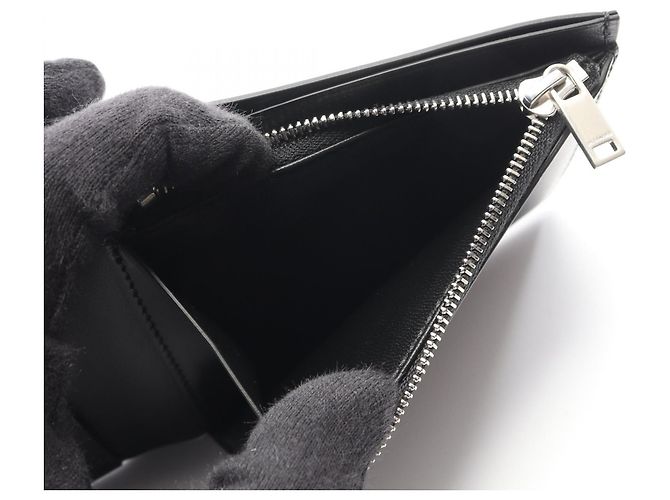 Jil Sander Leather Zip Pocket Wallet Black - view 5