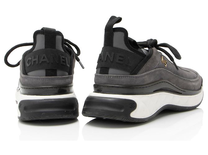 Gabrielle Zapatillas de ante CC Chanel - Talla 10 / 40 Negro - vista 3