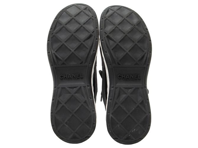 Gabrielle Zapatillas de ante CC Chanel - Talla 10 / 40 Negro - vista 6