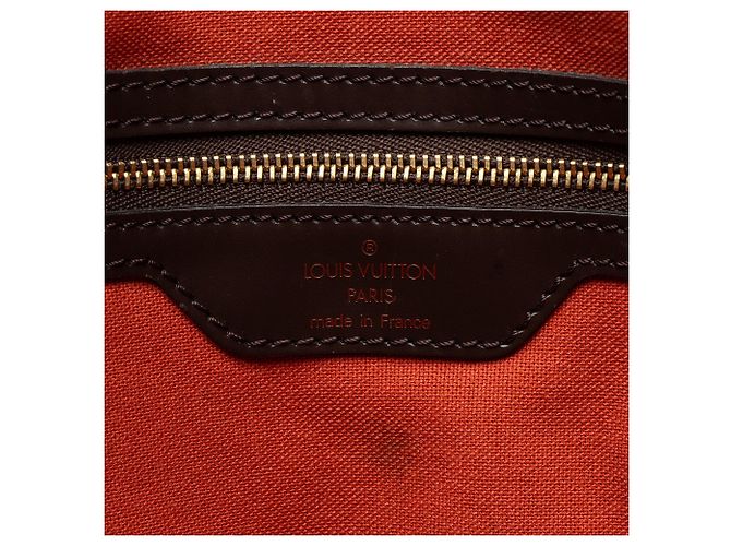 Borsa Chelsea Vintage Damier Ebène Louis Vuitton Marrone - vista 8