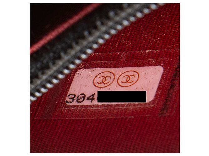 Mini-Geldbörse mit Kette aus Lammleder Chanel Romance Schwarz - Ansicht 6