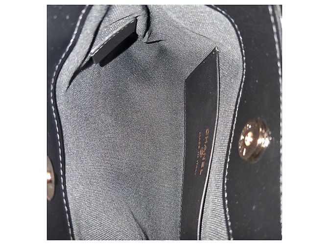Timeless Borsa a catena Nano CC Logo 31 di Chanel in pelle nera Nero - vista 5