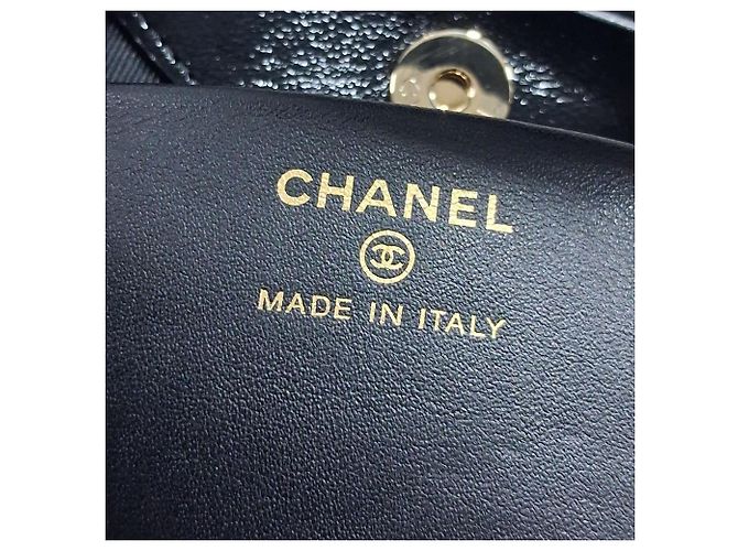 Timeless Borsa a catena Nano CC Logo 31 di Chanel in pelle nera Nero - vista 7