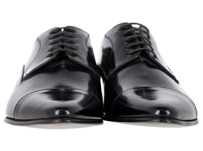 Scarpe Derby in pelle nera con lacci Dolce & Gabbana - vista 2