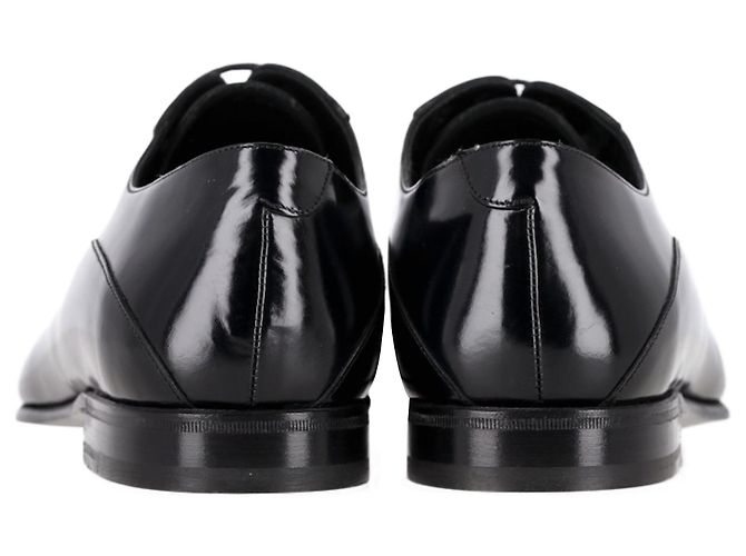 Scarpe Derby in pelle nera con lacci Dolce & Gabbana - vista 5