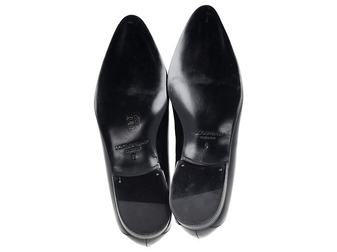 Scarpe Derby in pelle nera con lacci Dolce & Gabbana - vista 6
