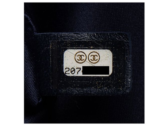 Gabrielle Borsa Shopping Accordion 3 in Pelle di Agnello Chanel Blu - vista 6