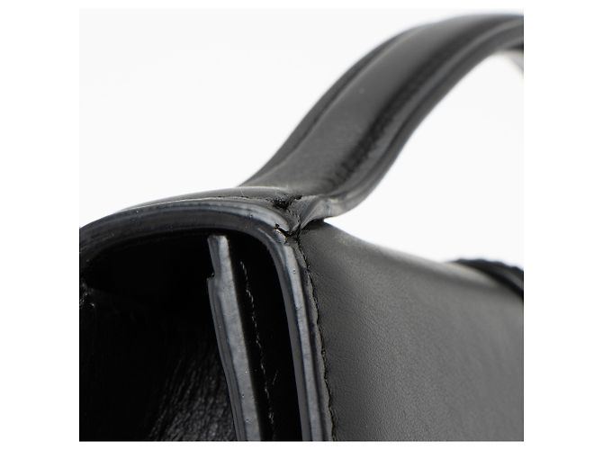 Borsa a mano in pelle Le Grand Bambino di Jacquemus con manico superiore e pattina lunga - vista 10