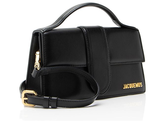 Borsa a mano in pelle Le Grand Bambino di Jacquemus con manico superiore e pattina lunga - vista 2