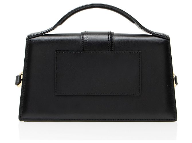 Borsa a mano in pelle Le Grand Bambino di Jacquemus con manico superiore e pattina lunga - vista 3