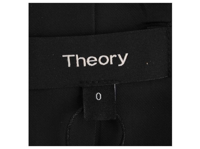 Blazer Slim-Fit de Cuadros en Lana Gris de Botón Simple Theory - vista 4