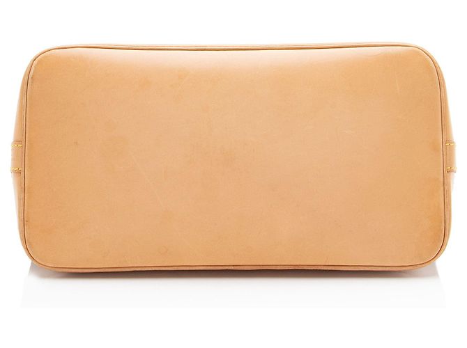 Bolso Alma PM de lona monograma vintage Louis Vuitton Castaño - vista 4