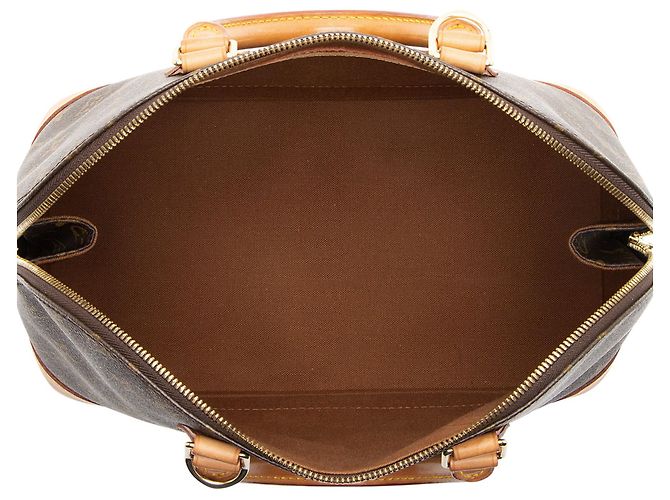 Bolso Alma PM de lona monograma vintage Louis Vuitton Castaño - vista 7