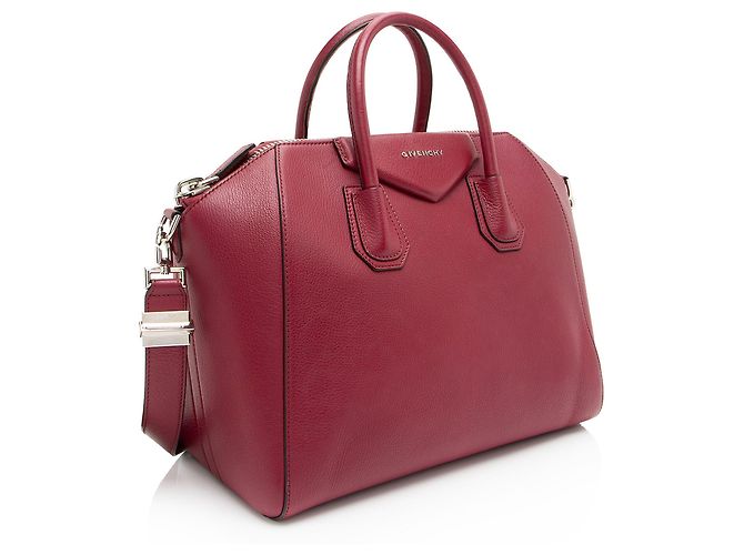 Bolso Antigona mediano en piel de cabra azucarada Givenchy Rosa - vista 2
