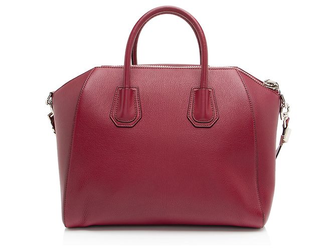 Bolso Antigona mediano en piel de cabra azucarada Givenchy Rosa - vista 3