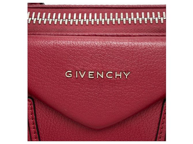 Bolso Antigona mediano en piel de cabra azucarada Givenchy Rosa - vista 9
