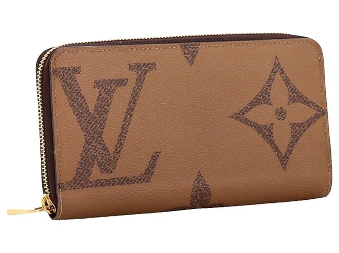 Louis Vuitton Portefeuille Zippy Monogram Inversé Géant Marron - vue 5