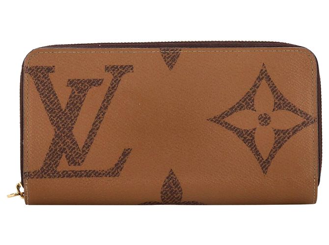 Louis Vuitton Portefeuille Zippy Monogram Inversé Géant Marron - vue 6