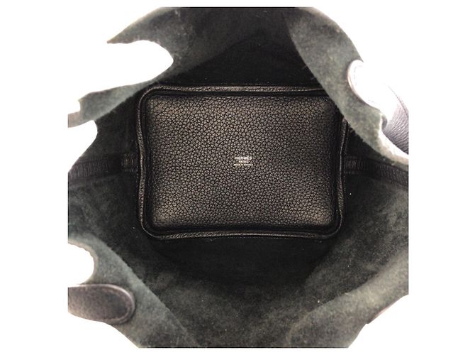 Hermès Picotin Lock PM Schwarze Handtasche - Ansicht 9