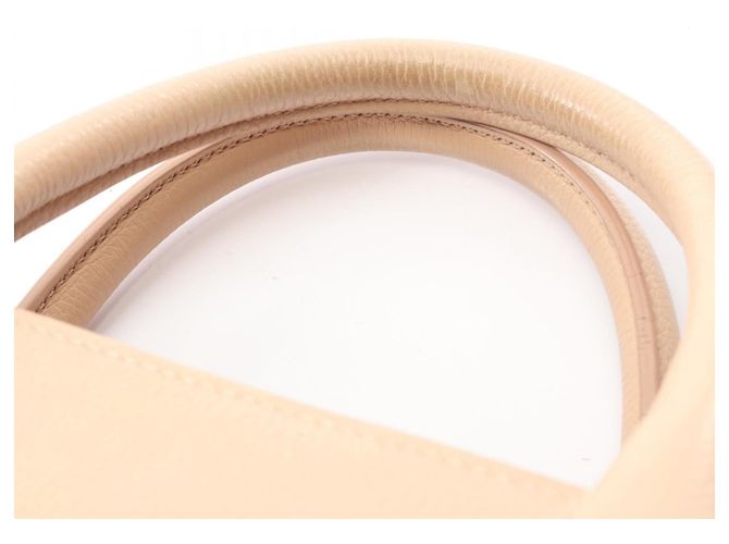 Executive Bolsa Tote Executiva Neo de Couro da Chanel Marrom Bege - vista 7