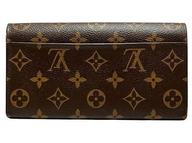 Cartera Larga Monograma Sarah de Louis Vuitton Castaño - vista 2