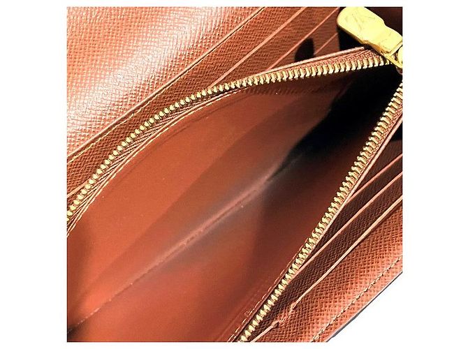 Cartera Larga Monograma Sarah de Louis Vuitton Castaño - vista 6