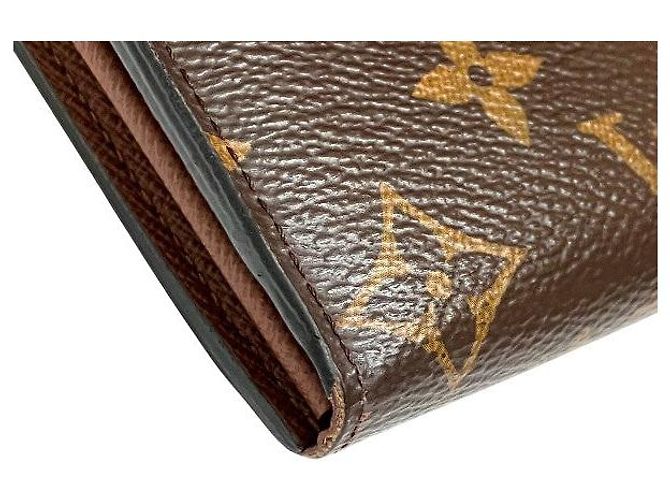 Cartera Larga Monograma Sarah de Louis Vuitton Castaño - vista 7