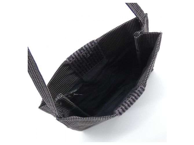 Borsa a Spalla in Tela Herline di Hermès Nero - vista 5