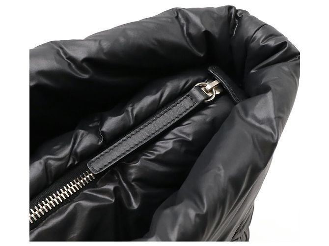 Chanel Coco Cocoon Medium Tote Bag aus Nylon Schwarz - Ansicht 4