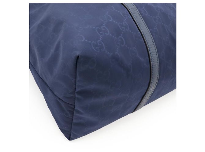 Borsa a Spalla Gucci GG Nylon 2WAY Blu - vista 3