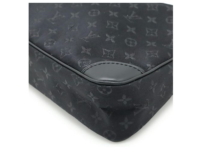 Pochette in pelle satinata Monogram Louis Vuitton Nero - vista 3