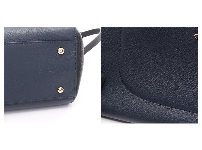 Chanel Leder Neo Executive Tote Bag Blau - Ansicht 9