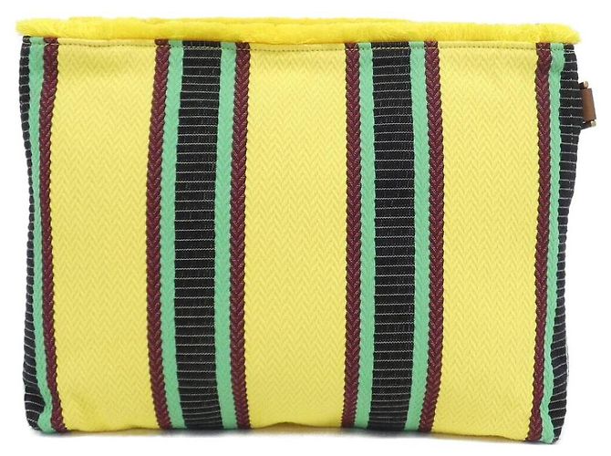 Borsa a Spalla in Tela GG Gucci Giallo - vista 2
