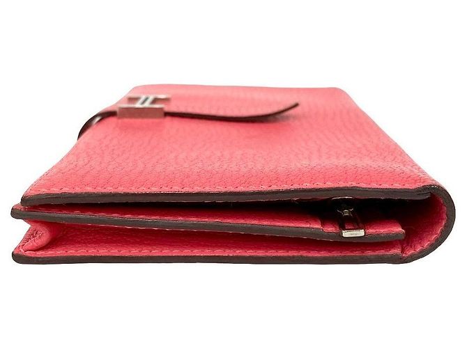 Cartera Larga Soufflet de Cabra Béarn de Hermès Rosa - vista 10