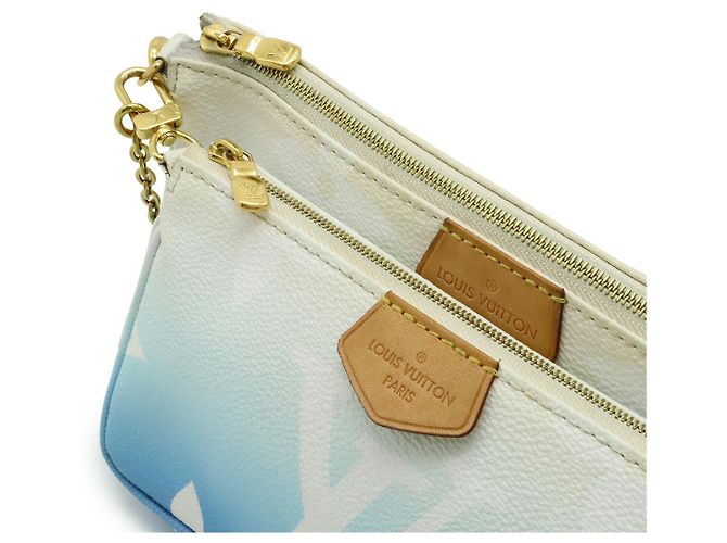 Borsa a Spalla 2 in 1 Multi Pochette Accessoires Monogram Louis Vuitton Blu - vista 4