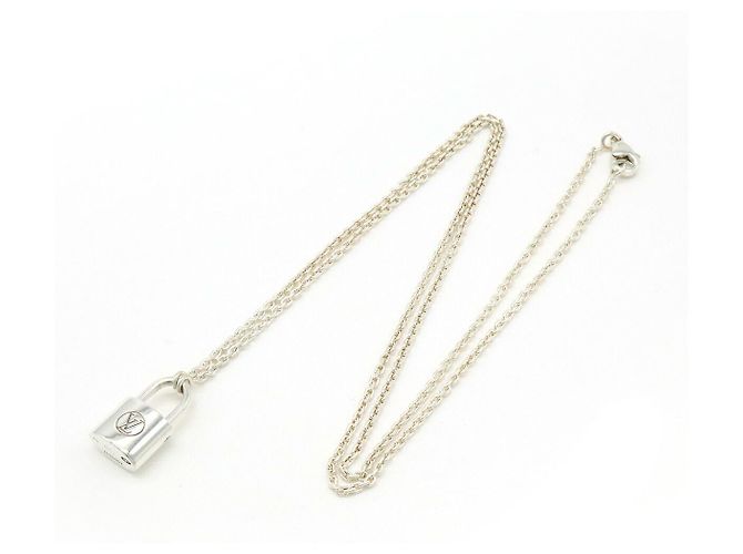 Pendente Collana Silver Lockit Louis Vuitton Argento Metallico - vista 2