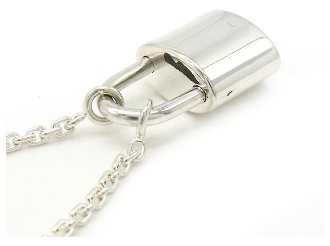 Pendente Collana Silver Lockit Louis Vuitton Argento Metallico - vista 4