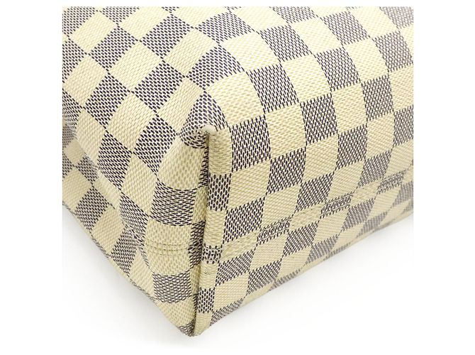 Borsa a Spalla Graceful PM Damier Azur di Louis Vuitton Marrone Beige - vista 3