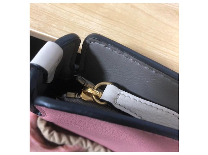 Burberry CLUTCH MEDIO IN PELLE Rosa - vista 10
