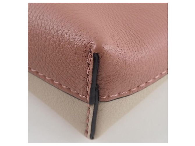 Burberry CLUTCH MEDIO IN PELLE Rosa - vista 4
