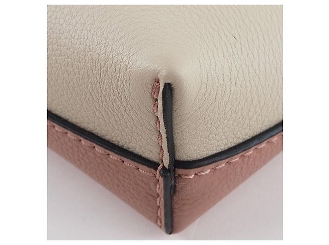 Burberry CLUTCH MEDIO IN PELLE Rosa - vista 6