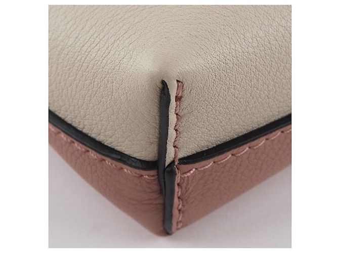 Burberry CLUTCH MEDIO IN PELLE Rosa - vista 7