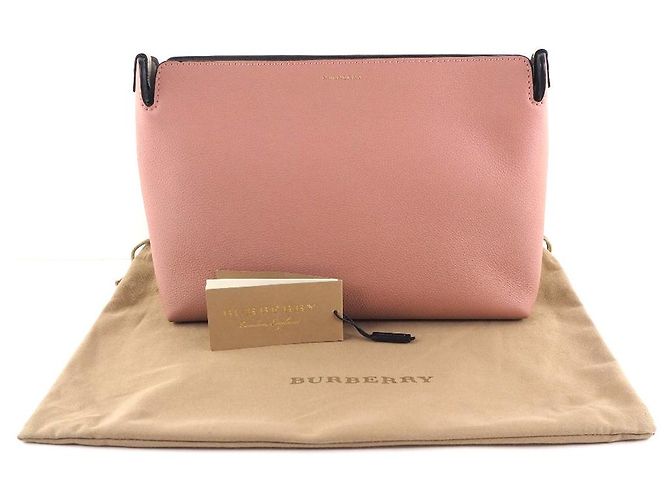 Burberry CLUTCH MEDIO IN PELLE Rosa - vista 9